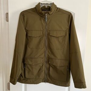 Outdoor Life Water Resistant Army Green Men’s Rain Jacket - size S